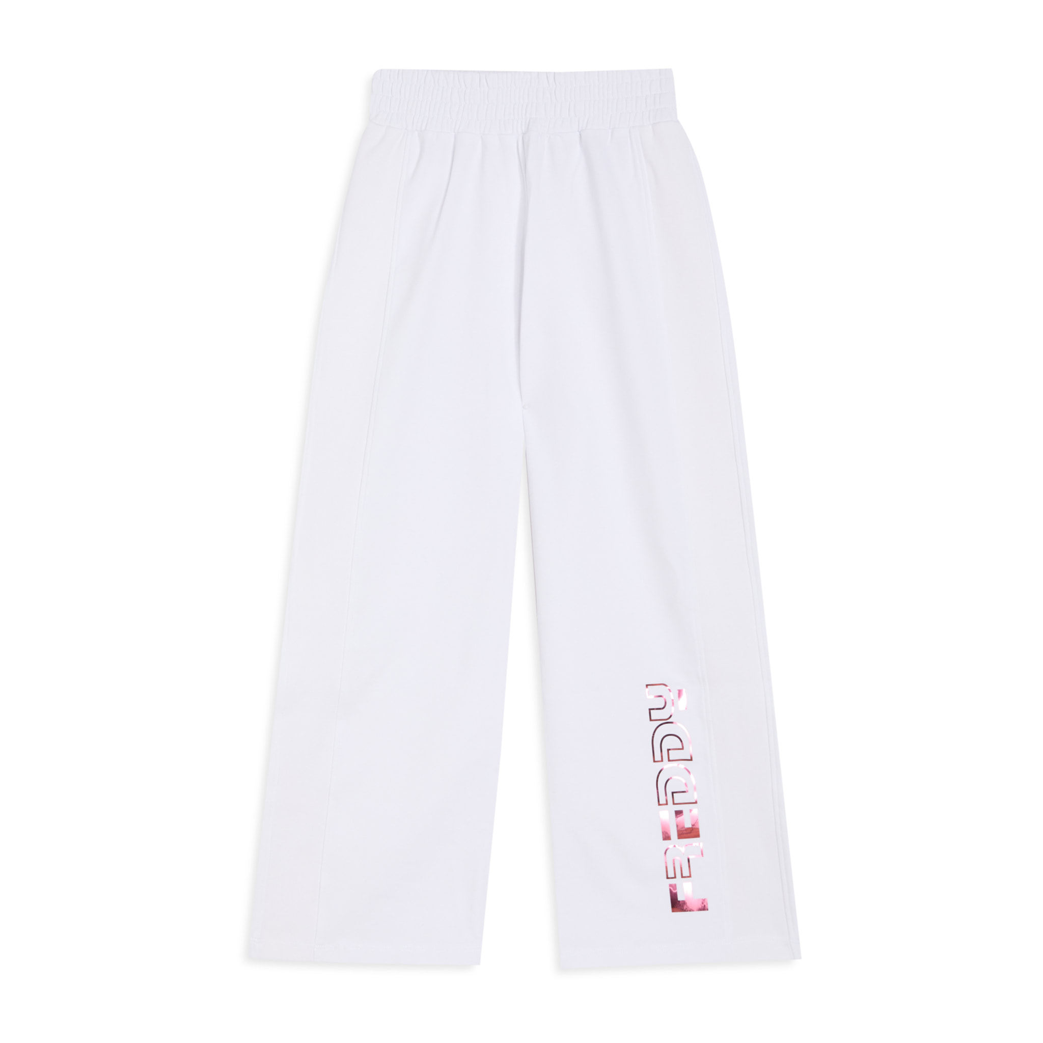 Pantaloni Bambina Wide Leg in Cotone Elasticizzato