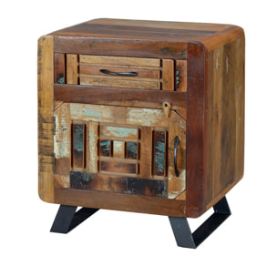 Mesita - Madera reciclada - 50x40x60cm