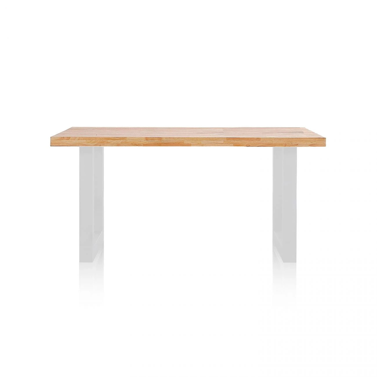 Mesa de comedor Loft 160 Roble salvaje - Blanco