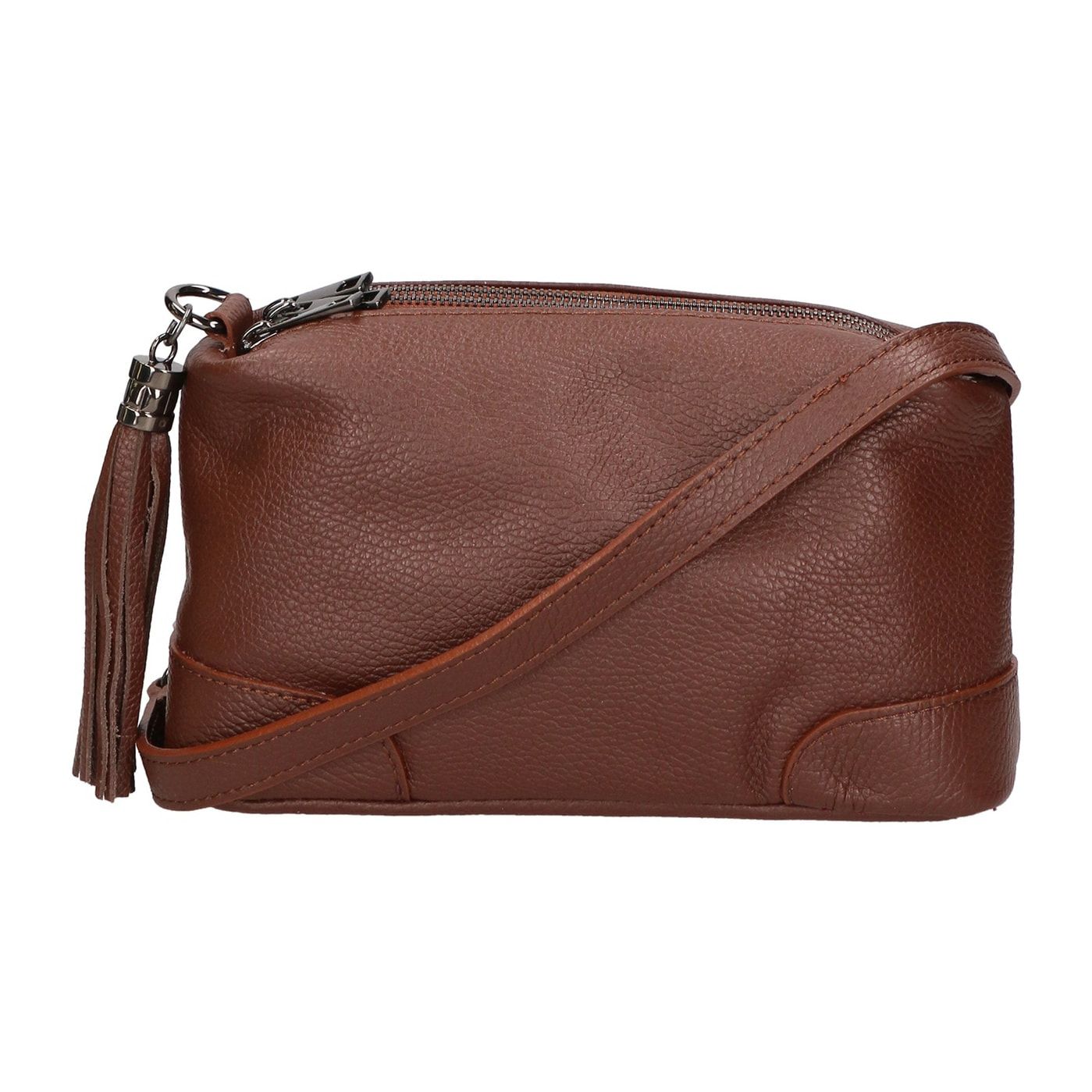 Borsa a mano da donna - Modello Lidia - Vera pelle - 25.0 x 14.0 x 10.0 cm