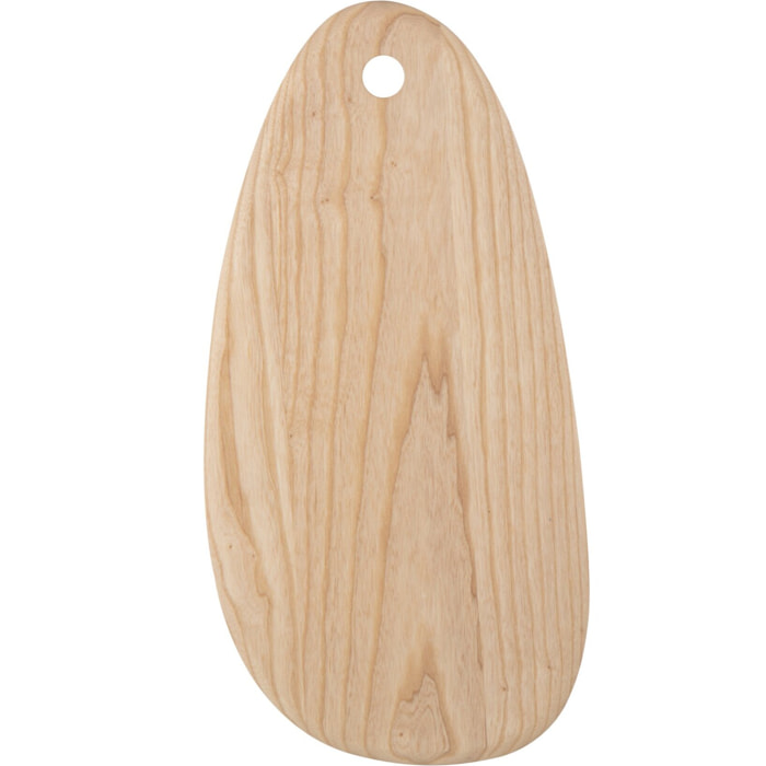 J-Line Planche À Découper Sol Bois De Frêne Naturel Medium