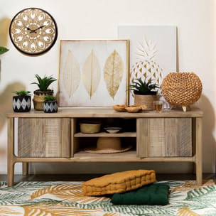 Meuble TV "Banila" acacia 55x140cm