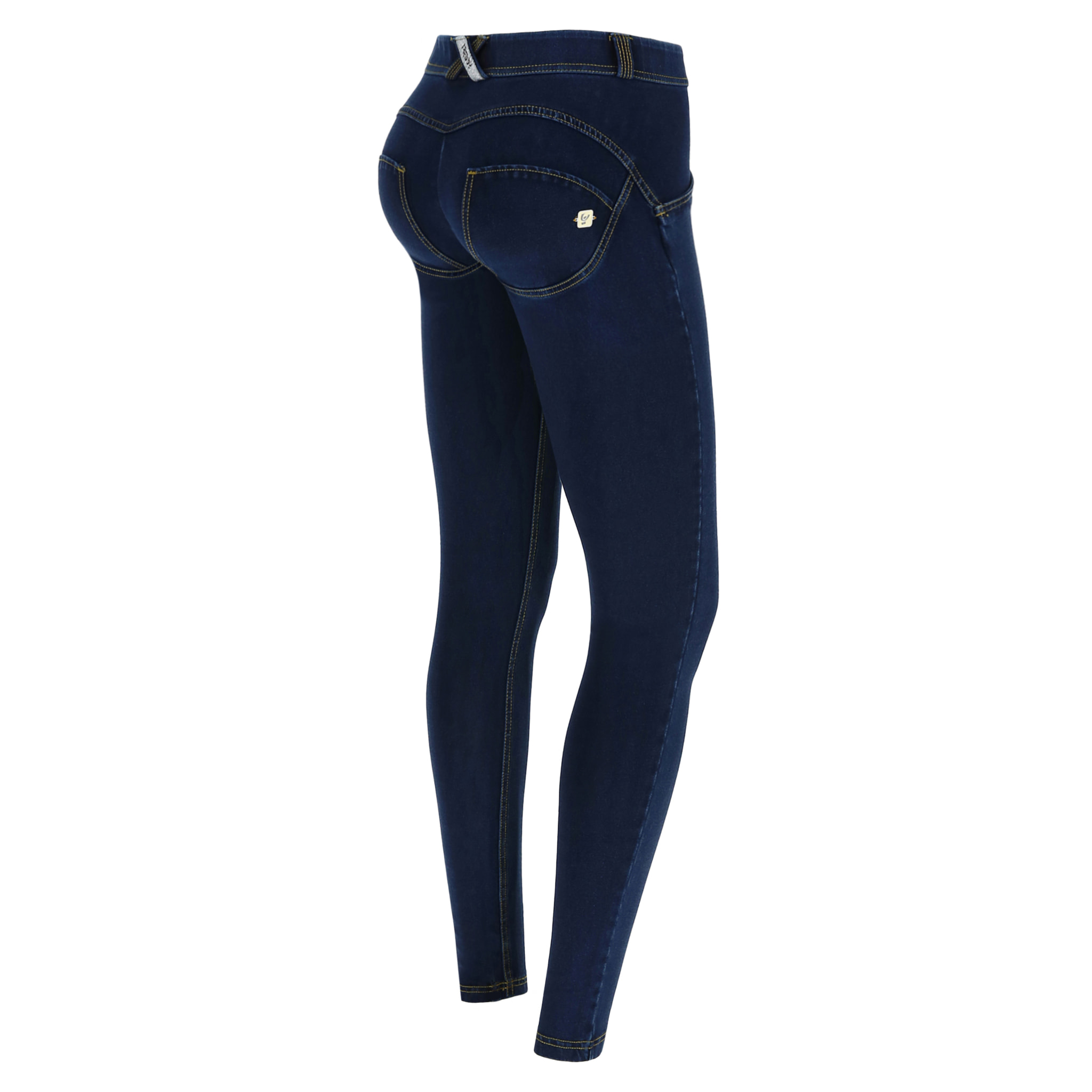 Pantalone WR.UP® skinny vita e lunghezza regular in denim scuro