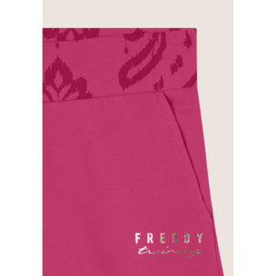 Short sportivi con fascia in vita floreale