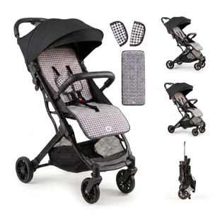 Silla de Paseo Minimum Space Plus + Colchoneta Vichy Gris de Regalo