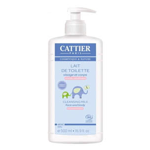 Lait de Toilette Bébé - Visage et Corps 500 ml