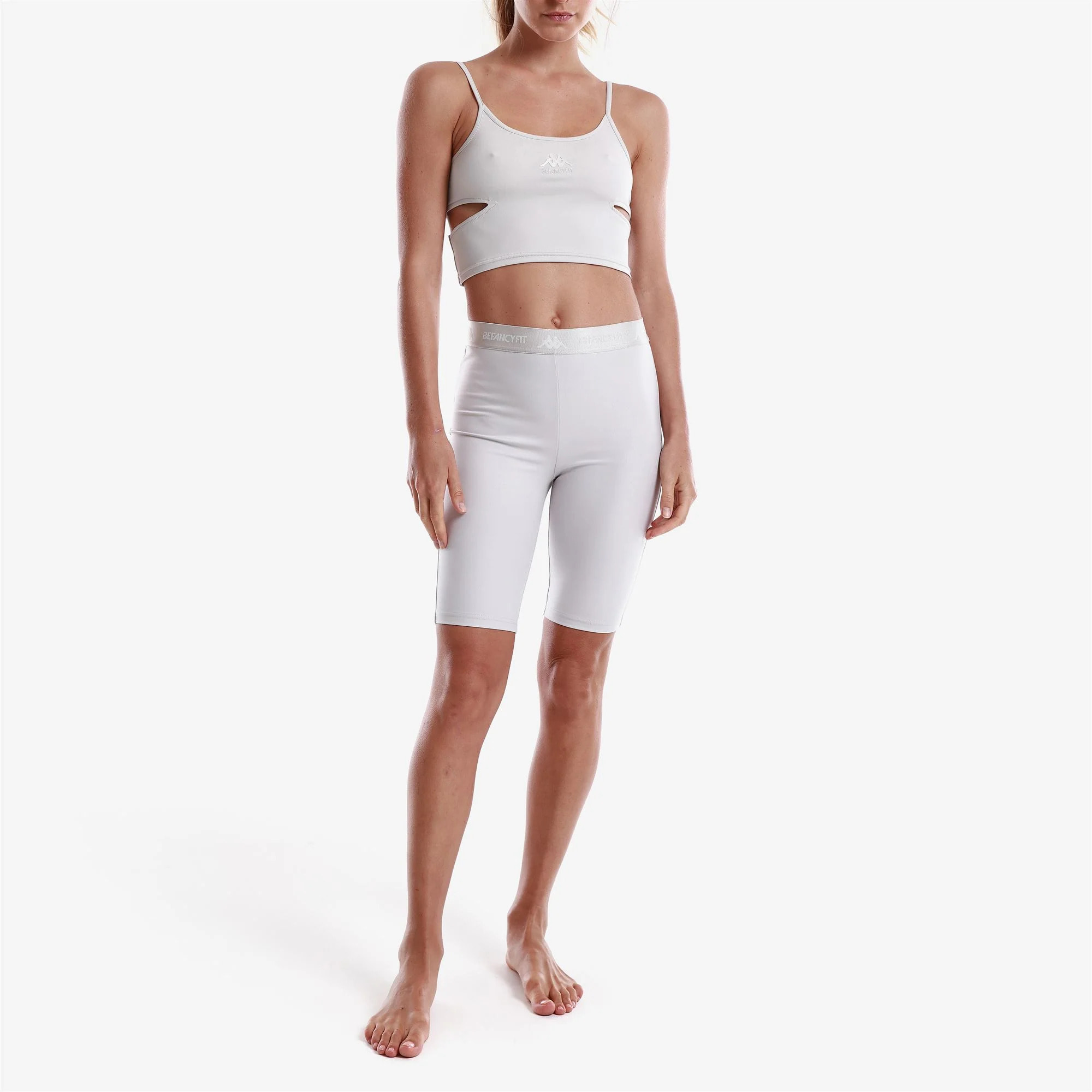 Kappa - Pantaloncini Donna Grigio - AUTHENTIC BUNNY