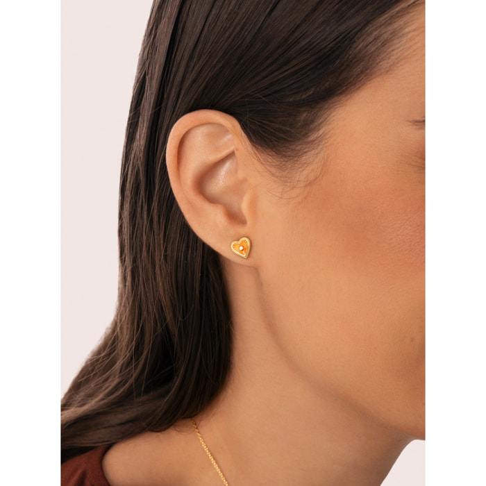 Orecchino My heart Placcato Oro