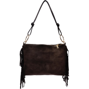 Borsa a tracolla Anna Luchini Marrone
