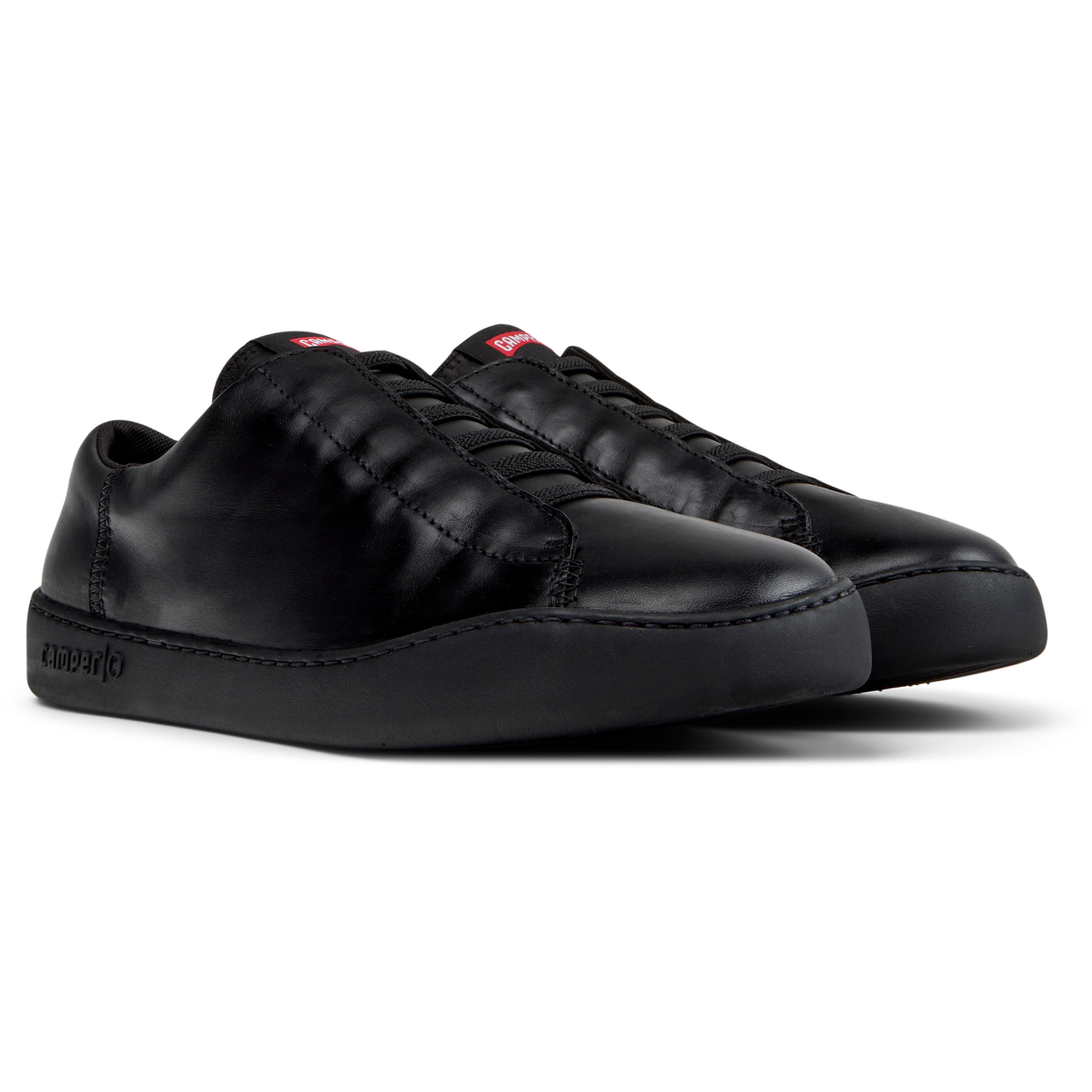 Sneakers - CAMPER Peu Touring - Nero - Pelle liscia