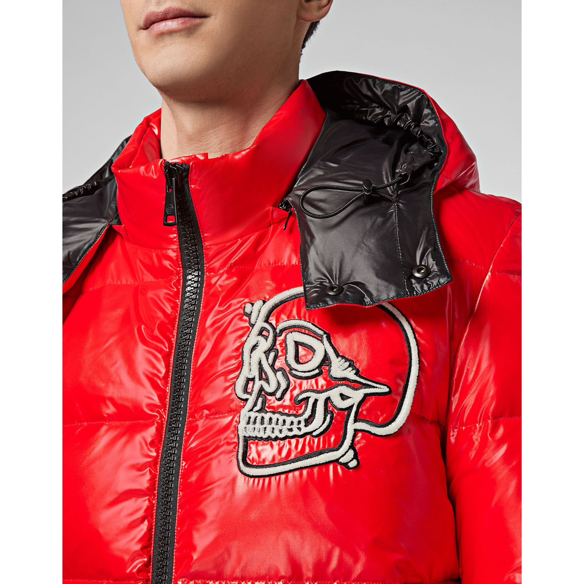 PHILIPP PLEIN Nylon Jacket SKULL