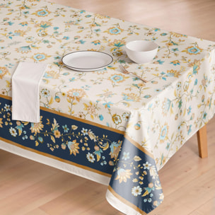 Mantel antimanchas ELARA BEIGE - 100% algodón