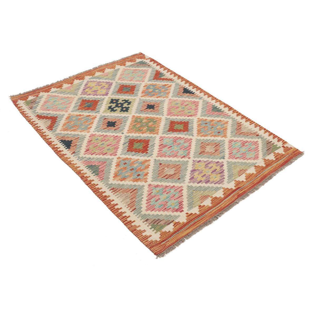 Tapis kilim au motif géométrique, tissage plat, VEJAPI