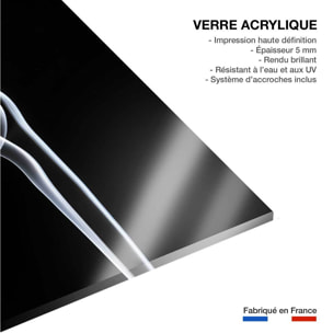 Tableau  white smoke sensual Tableau plexiglas