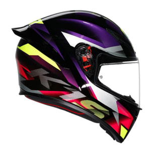 CASCO AGV K1 S AGV E2206 FASTLAP BLACK/PURPLE/PINK