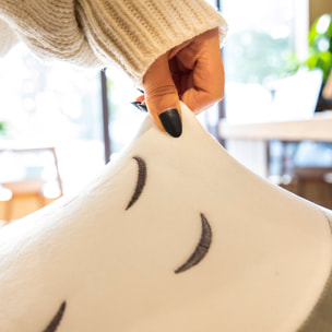 Almohada extrasuave y mullida diseño gatito gordo. 40 cm.