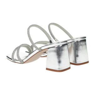 Sandali Donna Tata Italia Argentato