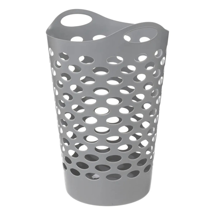 Corbeille Flexible 60L gris perle