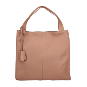 Borsa a spalla da donna - Modello Aelia - Vera pelle - 40.0 x 36.0 x 12.0 cm