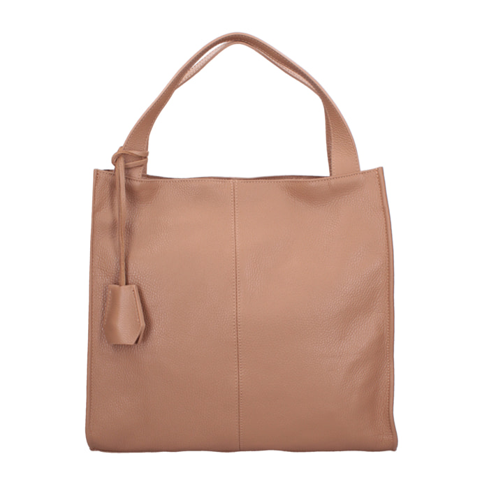 Borsa a spalla da donna - Modello Aelia - Vera pelle - 40.0 x 36.0 x 12.0 cm