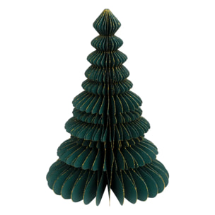 Sapin H.30cm papier vert