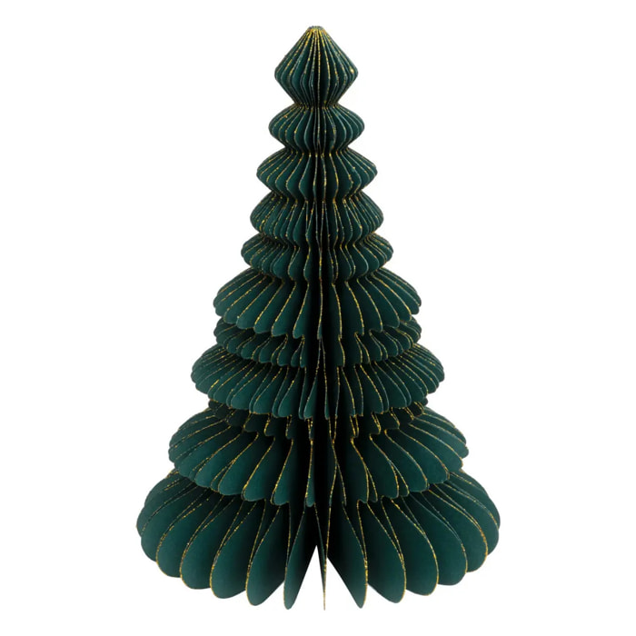 Sapin H.30cm papier vert