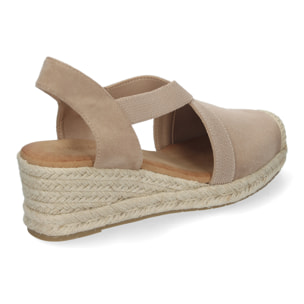 Sandalias de Cuña de Yute para Mujer, Estilo Elegante y Casual
