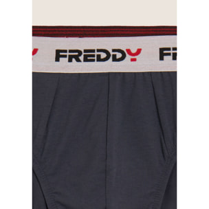 Slip Uomo con Elastico Jacquard a Contrasto e Logo