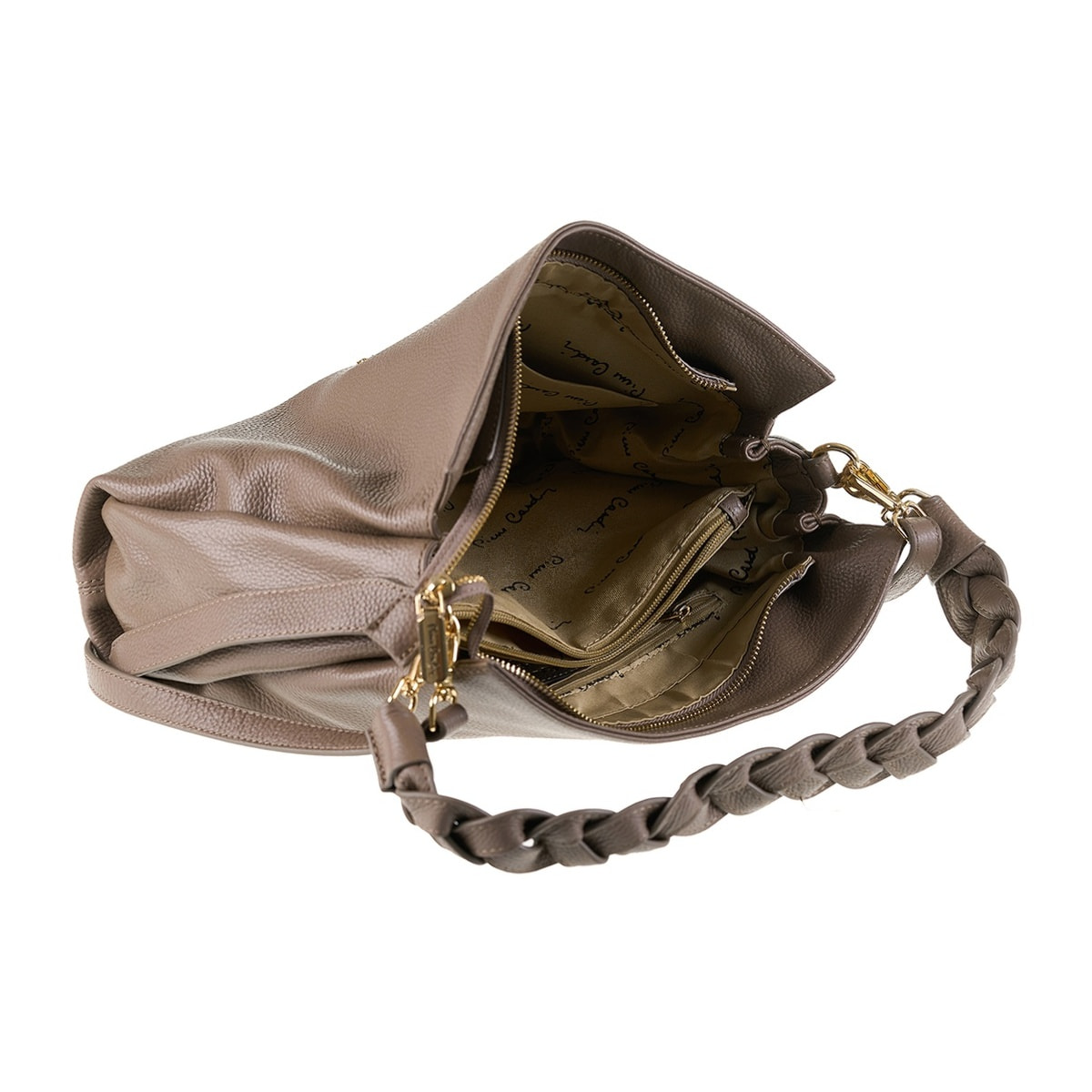 Borsa a spalla da donna Made in Italy - Modello Aurelia Elite - 100% pelle - 30.0 x 25.0 x 12.0 cm