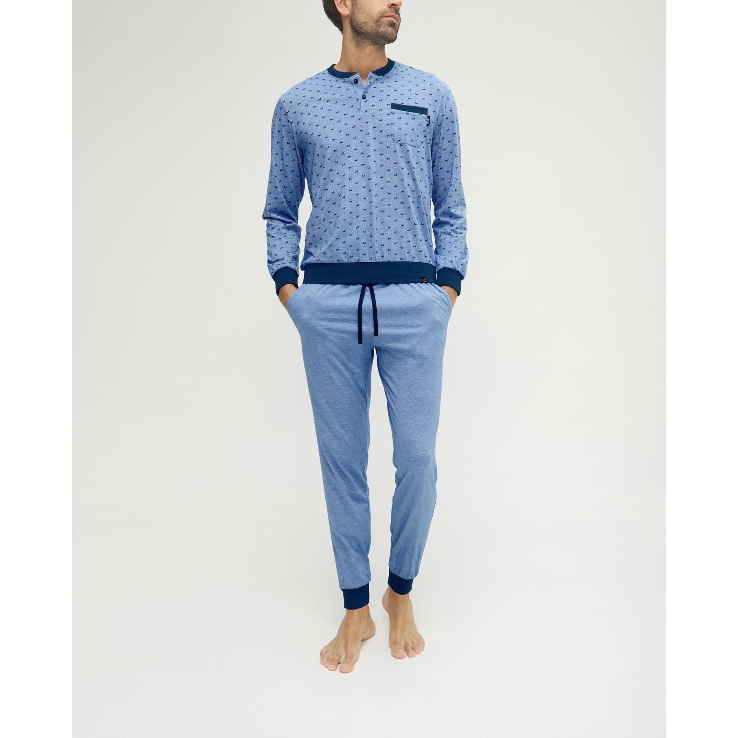 Pijama hombre estampado perritos