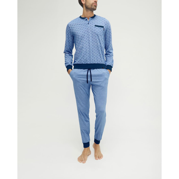 Pijama hombre estampado perritos