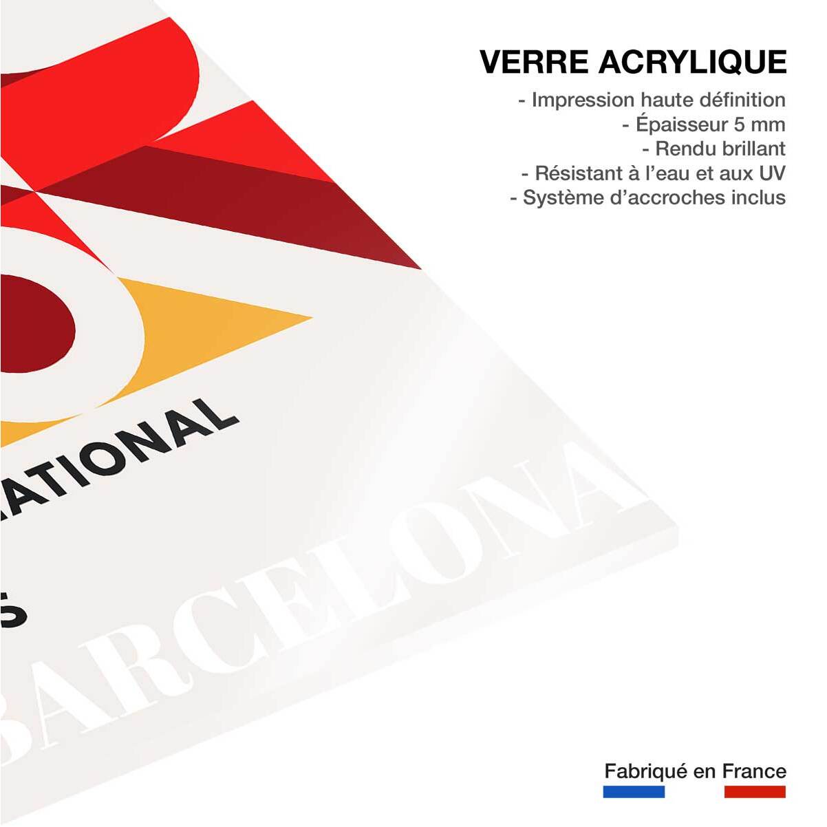 Tableau international jazz days Tableau plexiglas