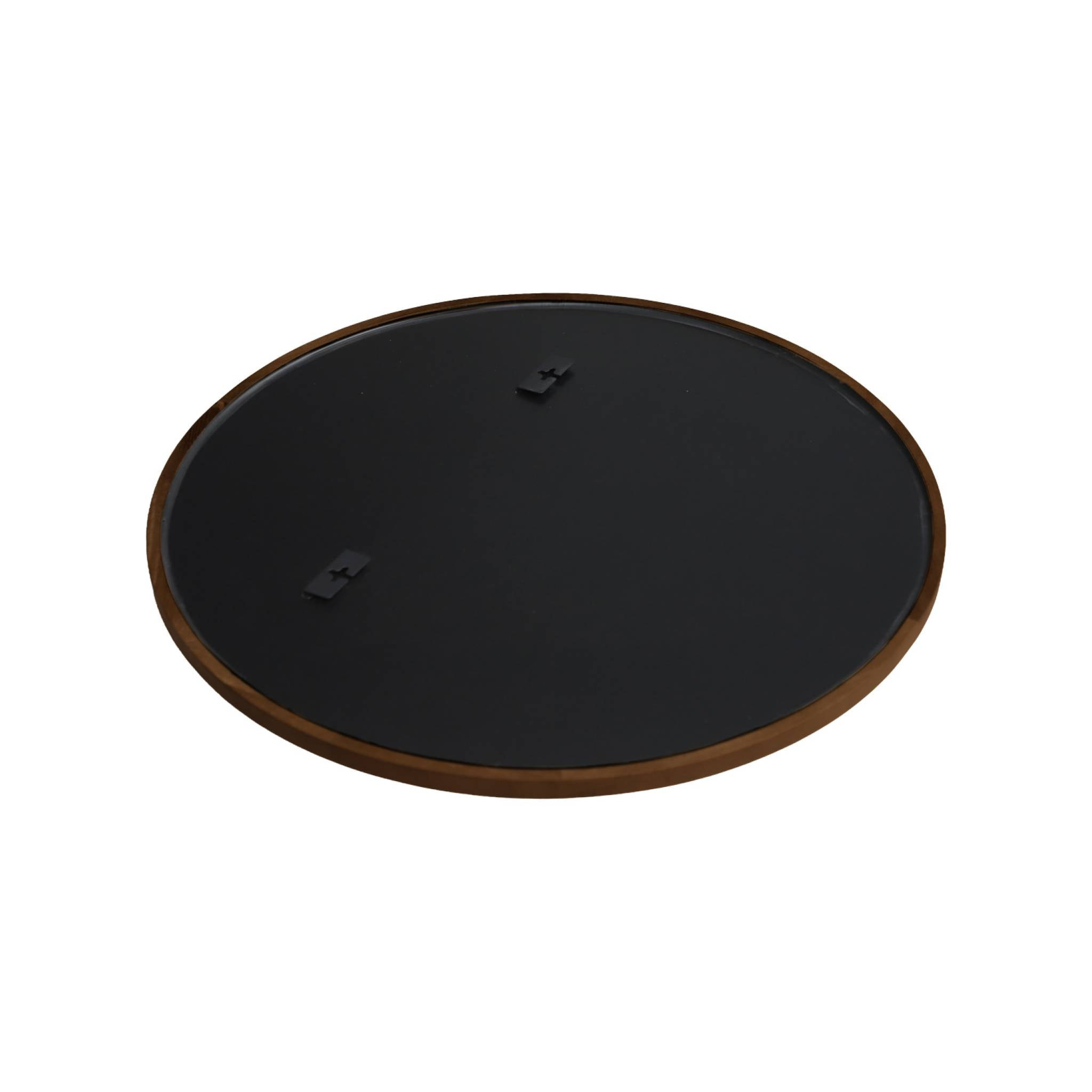 Miroir rond bois d'hévéa Ø60cm IVY