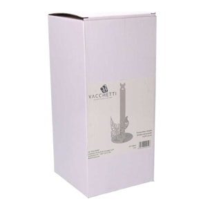 Portascottex in metallo farfalla crema tondo cm ø15h33