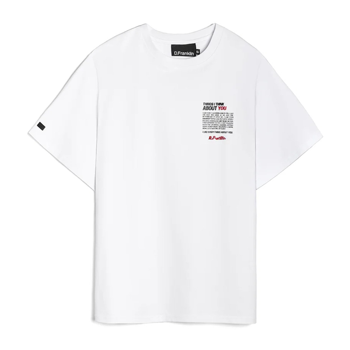 Camiseta Edición San Valentín Love About You Blanco