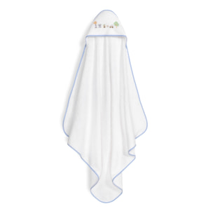 Capa Baño 1X1 Mod Granja Koala+ Gorro Bco/Azul