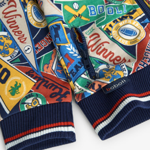 Chaqueta felpa estampada de bebé -BCI