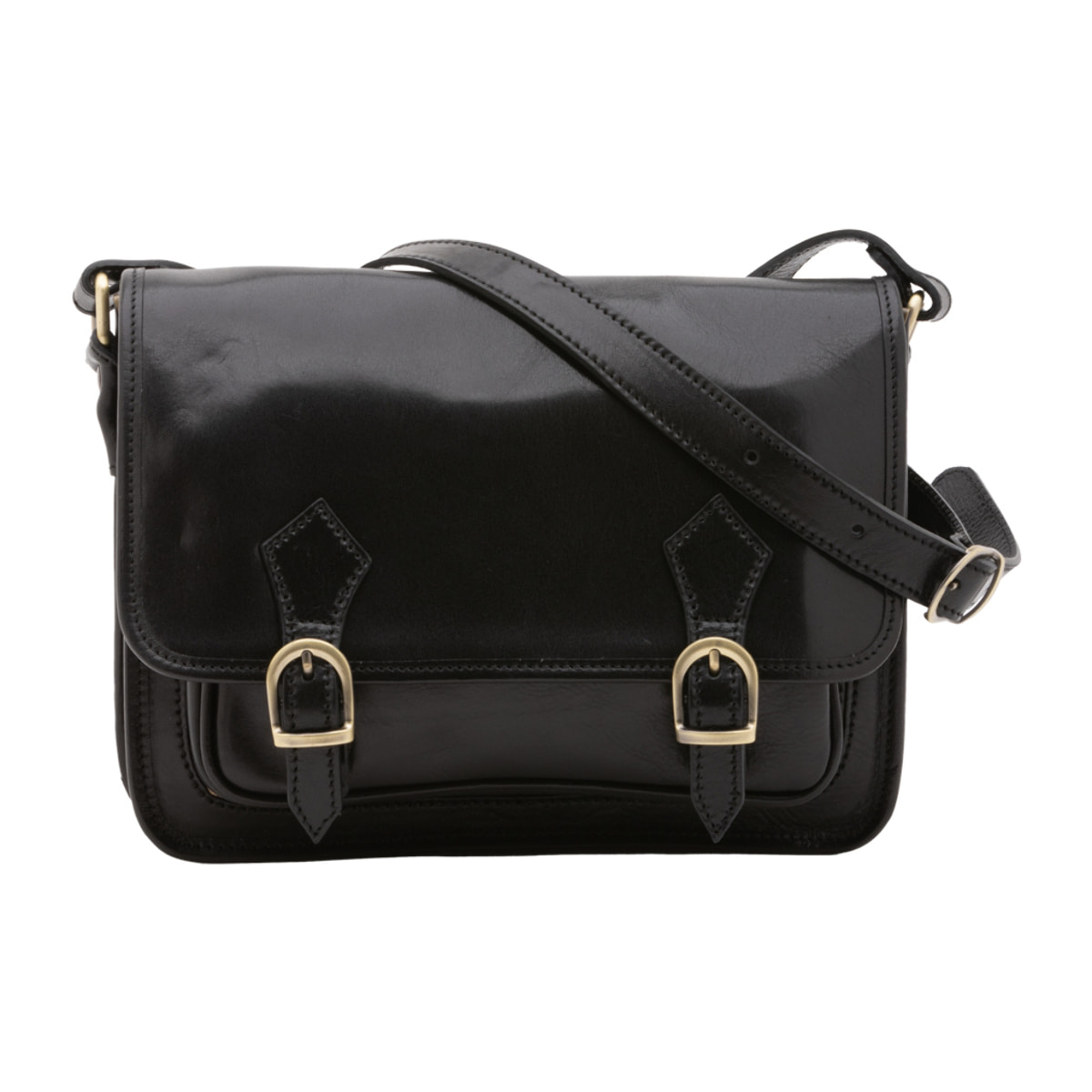Borsa a tracolla  da donna In Vera pelle Made in Italy 27,5x22x12 cm