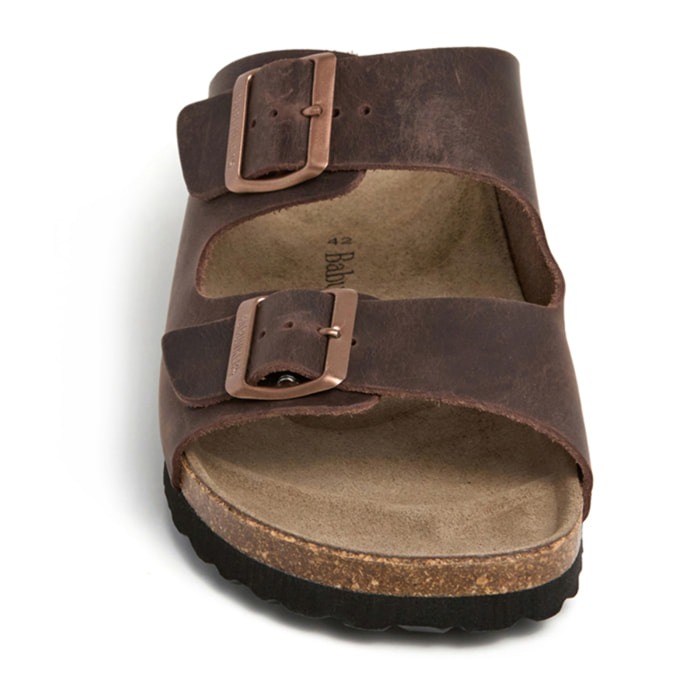 SANDALIA BABUNKERS MARRON