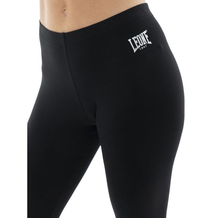 Leggings da donna in cotone elasticizzato Leone Basic