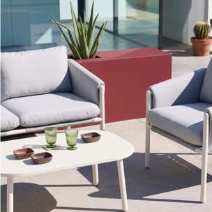 Salon de jardin acier 4 places KYO