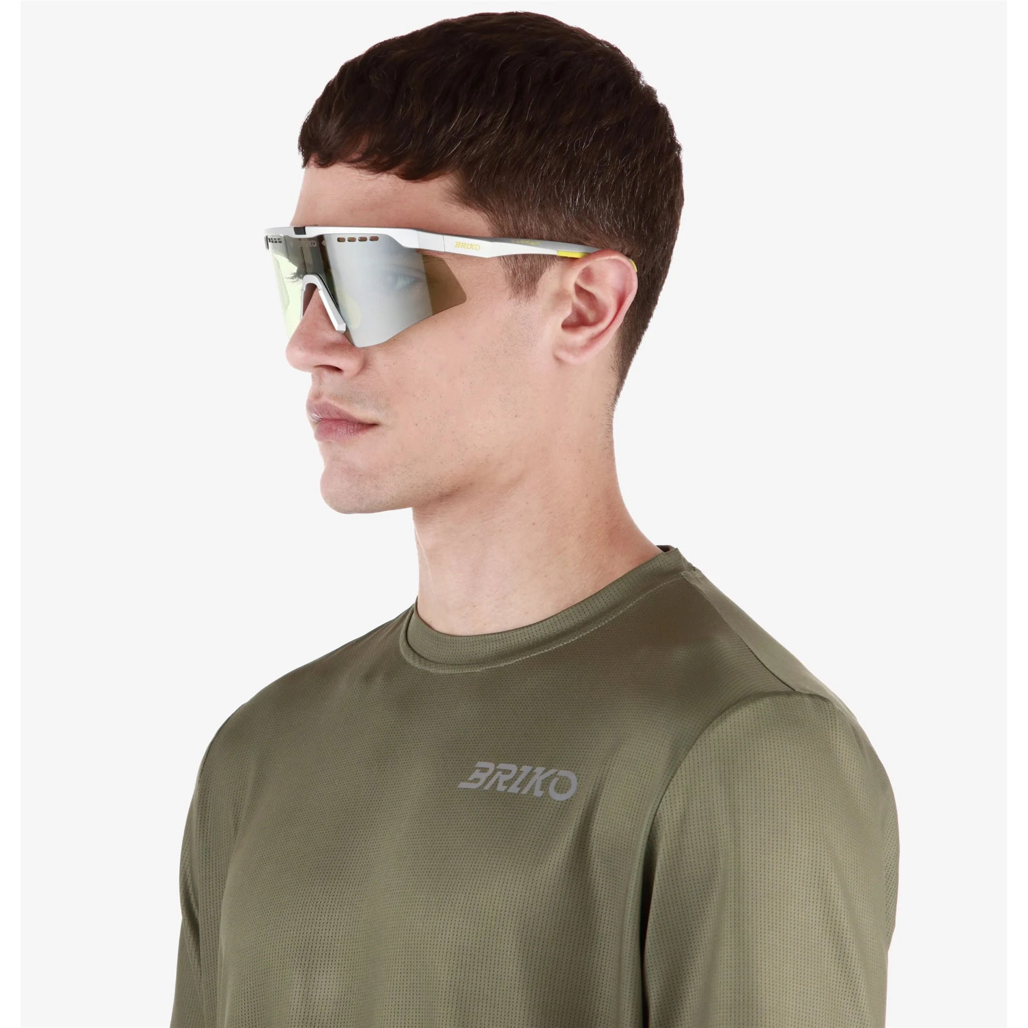 Briko - Occhiali, Uomo Donna, Grigio - Shuttle