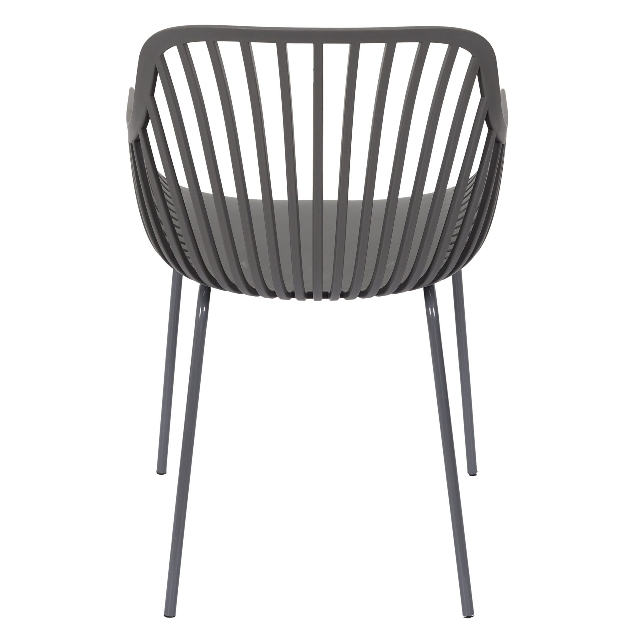 Lot de 2 Fauteuils - HOME DECO FACTORY - Ibiza - Extérieur - Gris