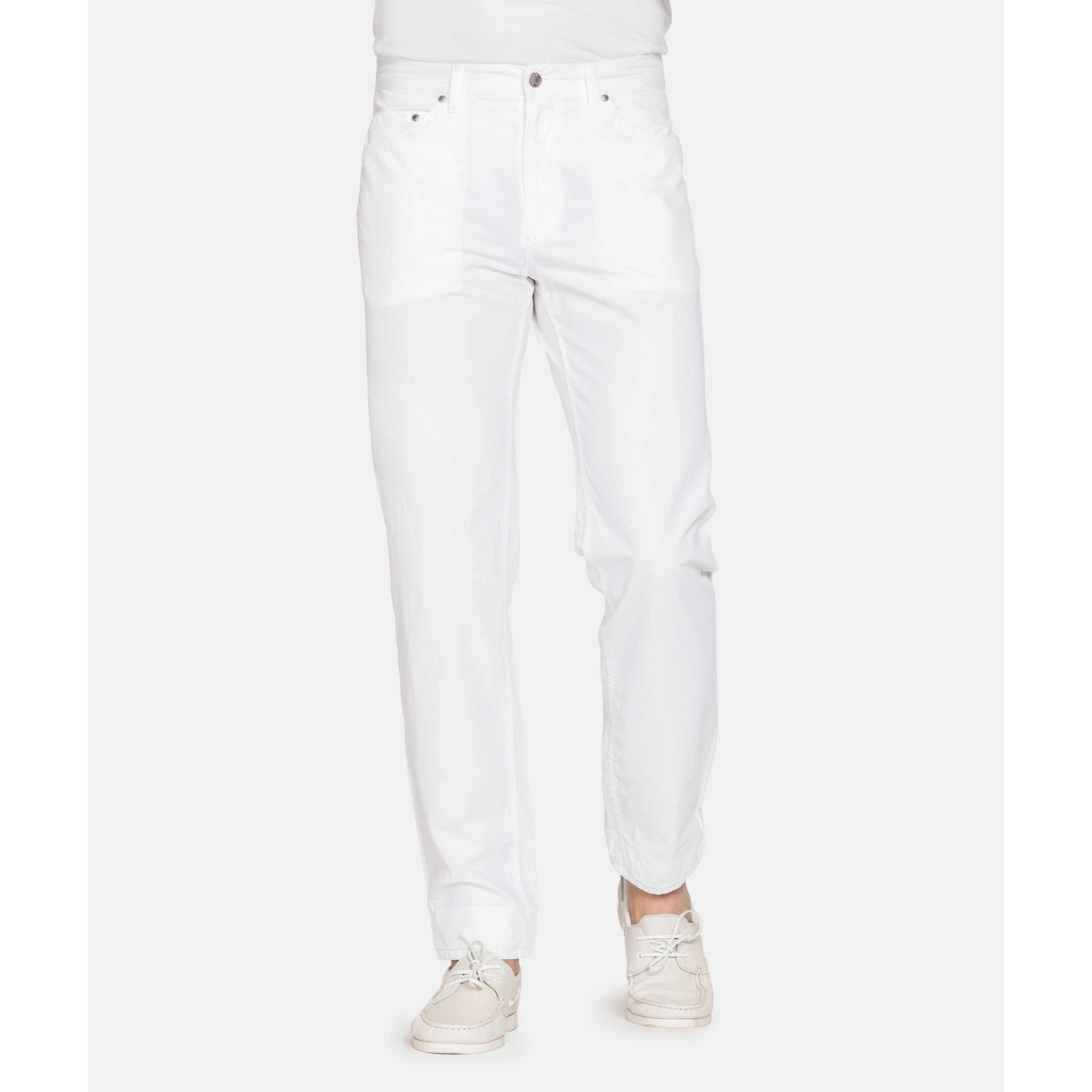 PANTALONE POPELINE MOD. 700. Vita regolare gamba comoda