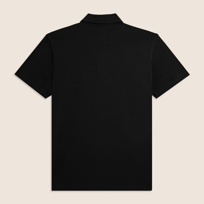 Polo in heavy jersey stretch con logo