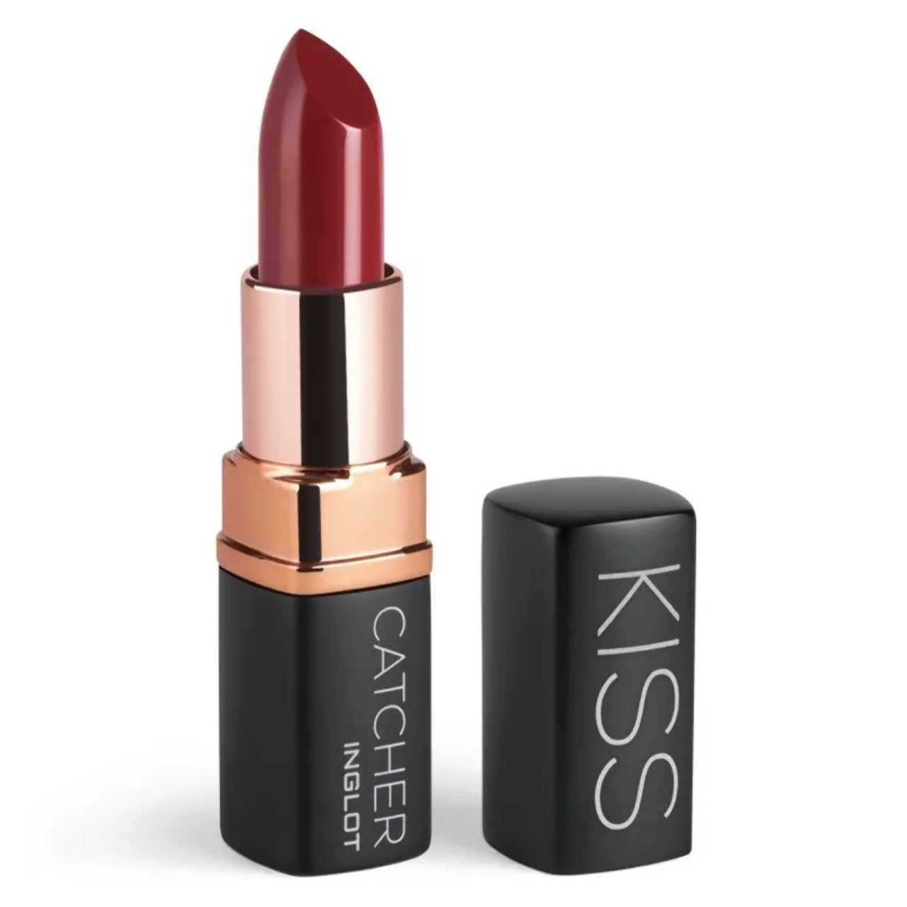 INGLOT Kiss Catcher Lipstick Call Me Babe 923, Labial en barra cremoso & hidratante, Hidrata y cuida tus labios, Alta pigmentación, Ingredientes naturales con Vitamina E, Color: Rojo Vino Tinto 4,0gr