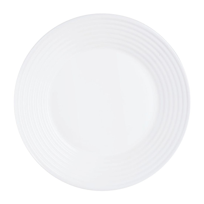 Assiette plate   Harena - Luminarc - en verre opale extra résistant