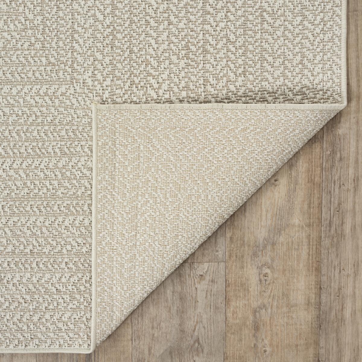 Tapis extérieur intérieur NOLAM 1 aspect jute ton sur ton