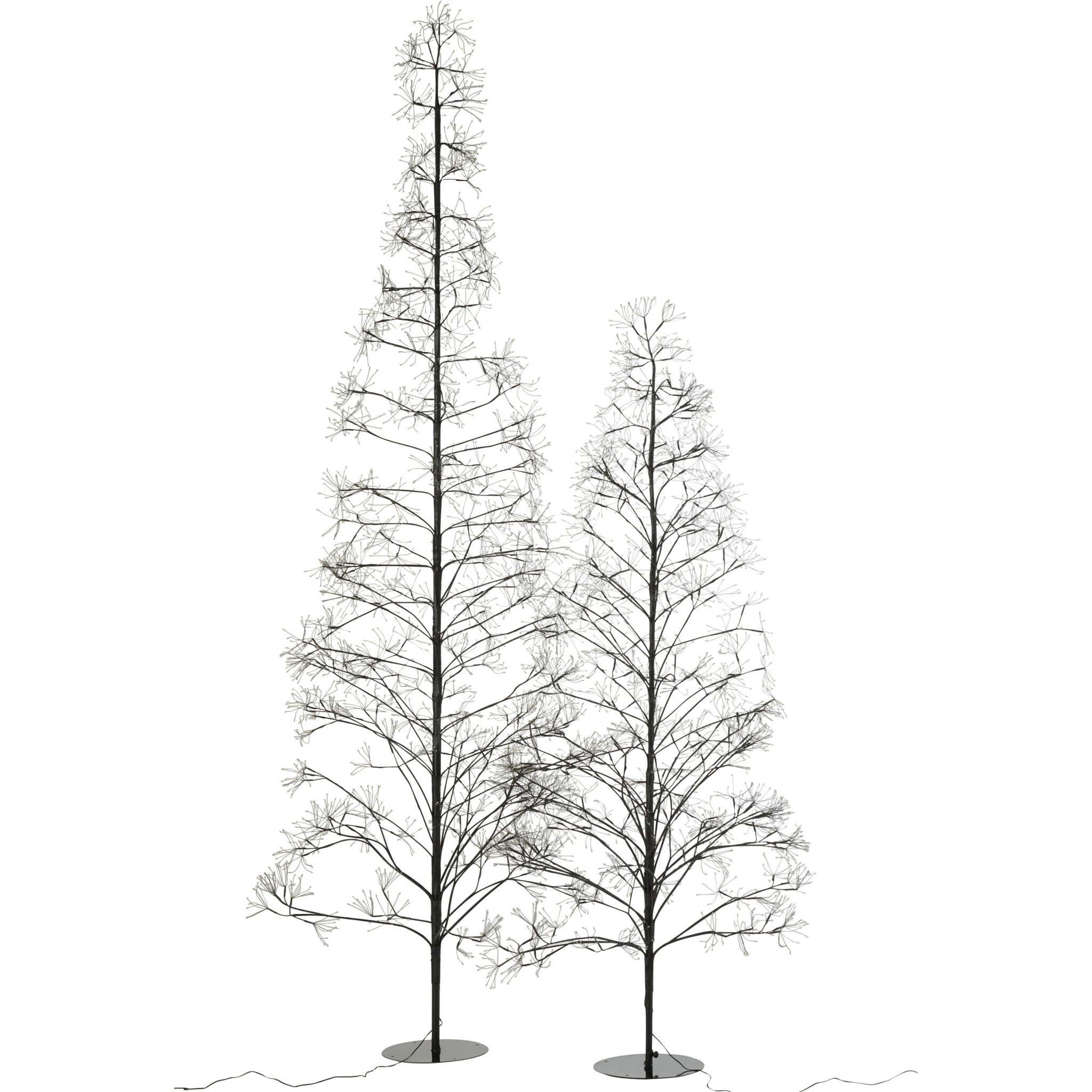 J-Line décoration Arbre 3000 Led - métal - noir - large - LED