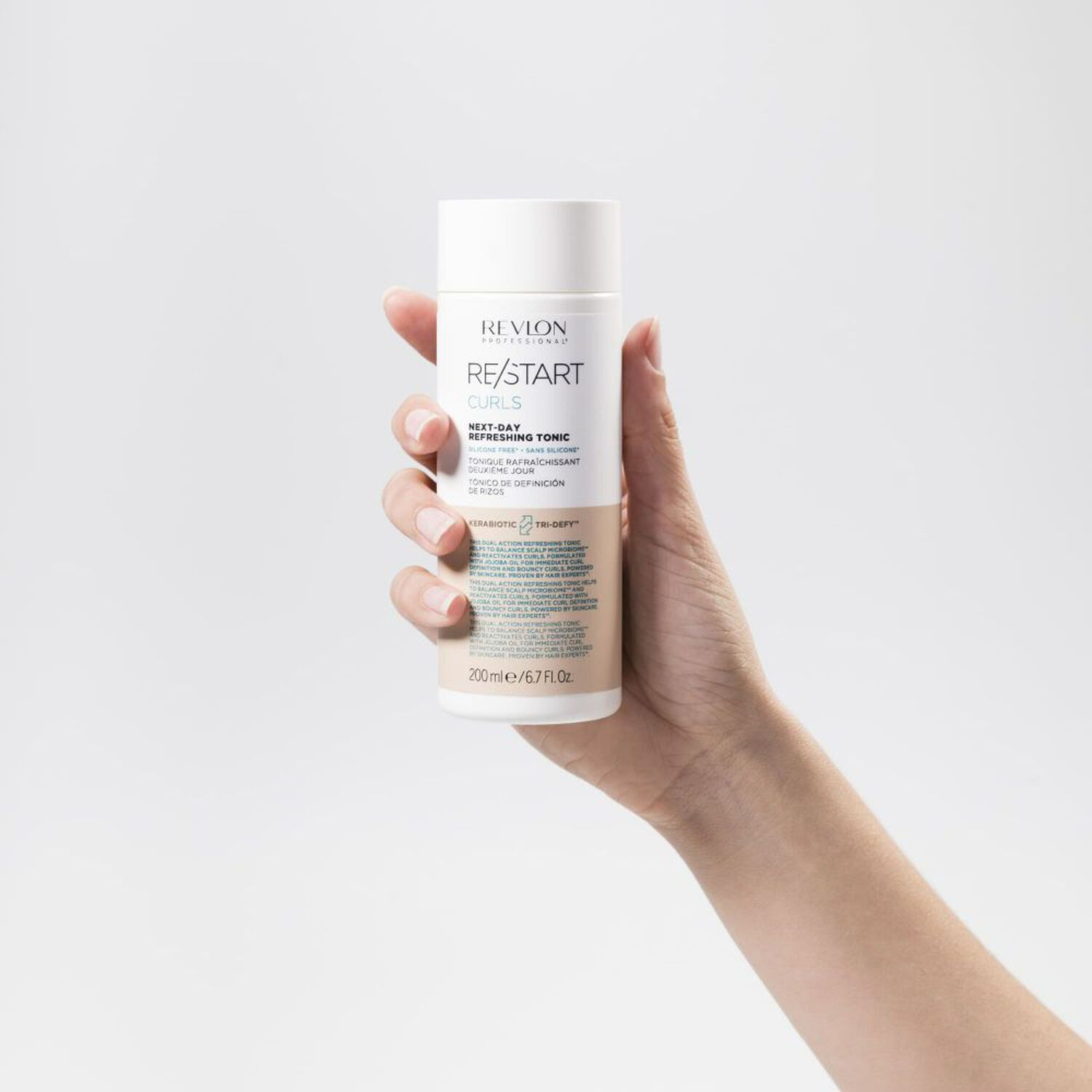 RE/START CURLS - Lotion Rafraîchissante Définitrice de Boucles Cheveux Ondulés, Frisés et Bouclés 200 ml